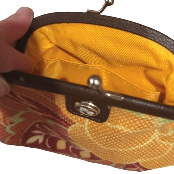 SPARTINA 449 Linen Twist Pouch Wallet like - Picture 7 of 9